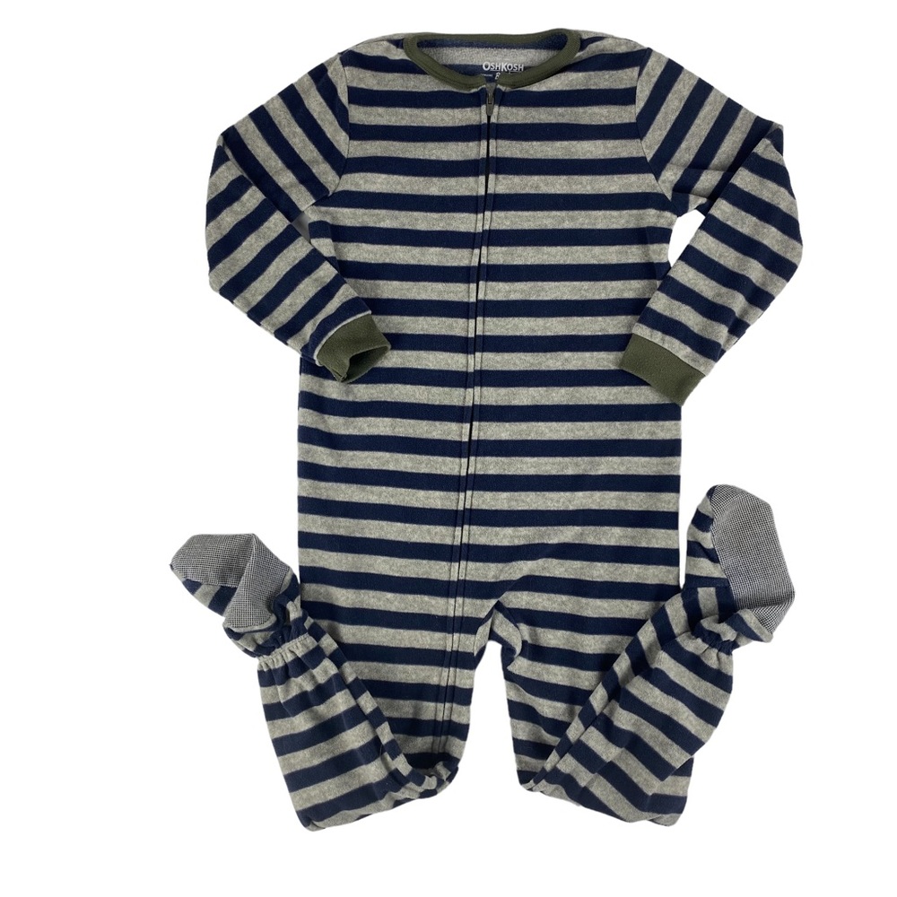 OshKosh Fleece Footed Pajamas - Size 5T